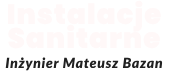 Logo - Instalacje Sanitarne Inż. Mateusz Bazan